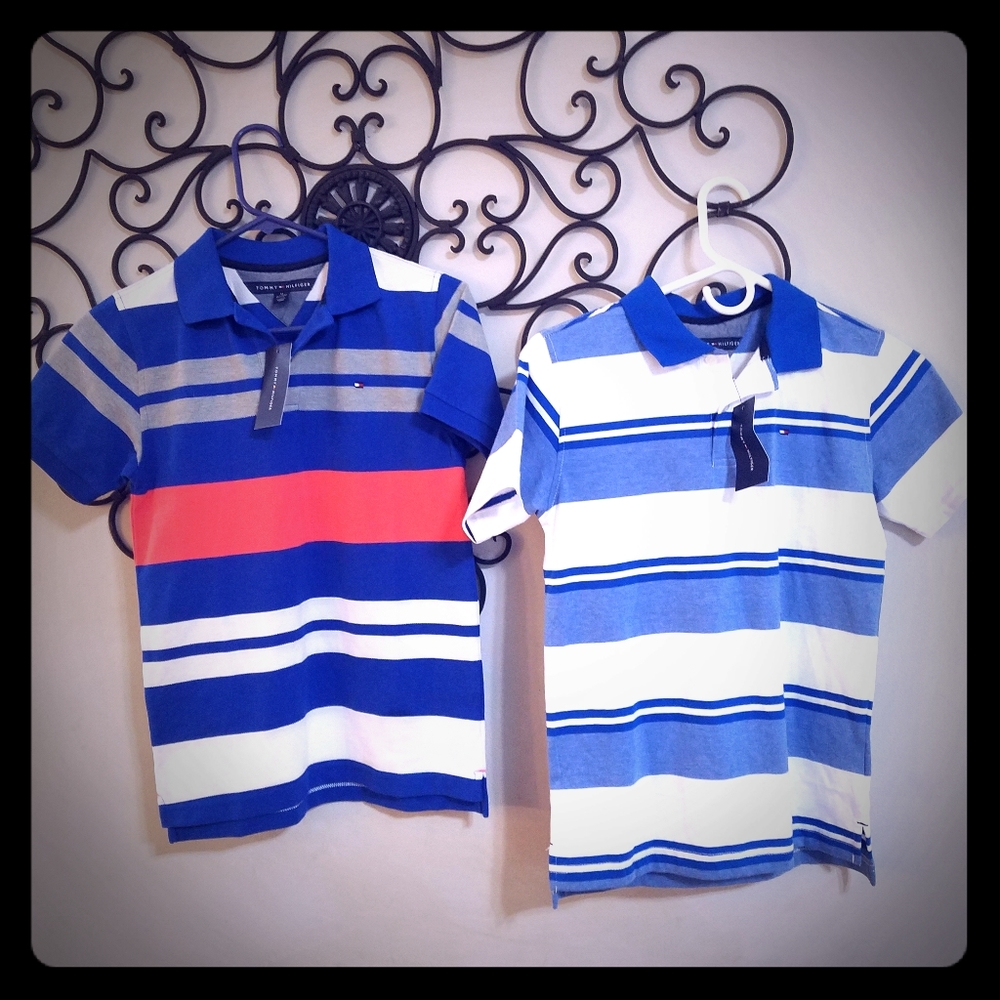 2 Tommy Hilfiger 12/14 boys shirts
